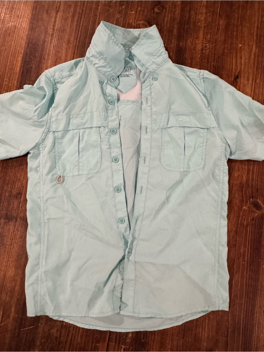 Ocean & Coast Mint Button-Up Shirt